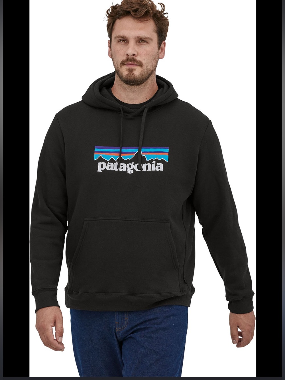 Patagonia p-6 uprisal Men's spellout Logo Hoodie Sweatshirt